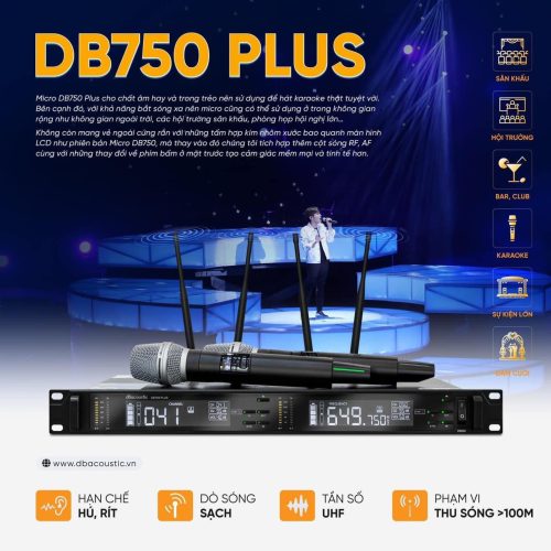 Míc Sự Kiện 750 plus dbacoustic